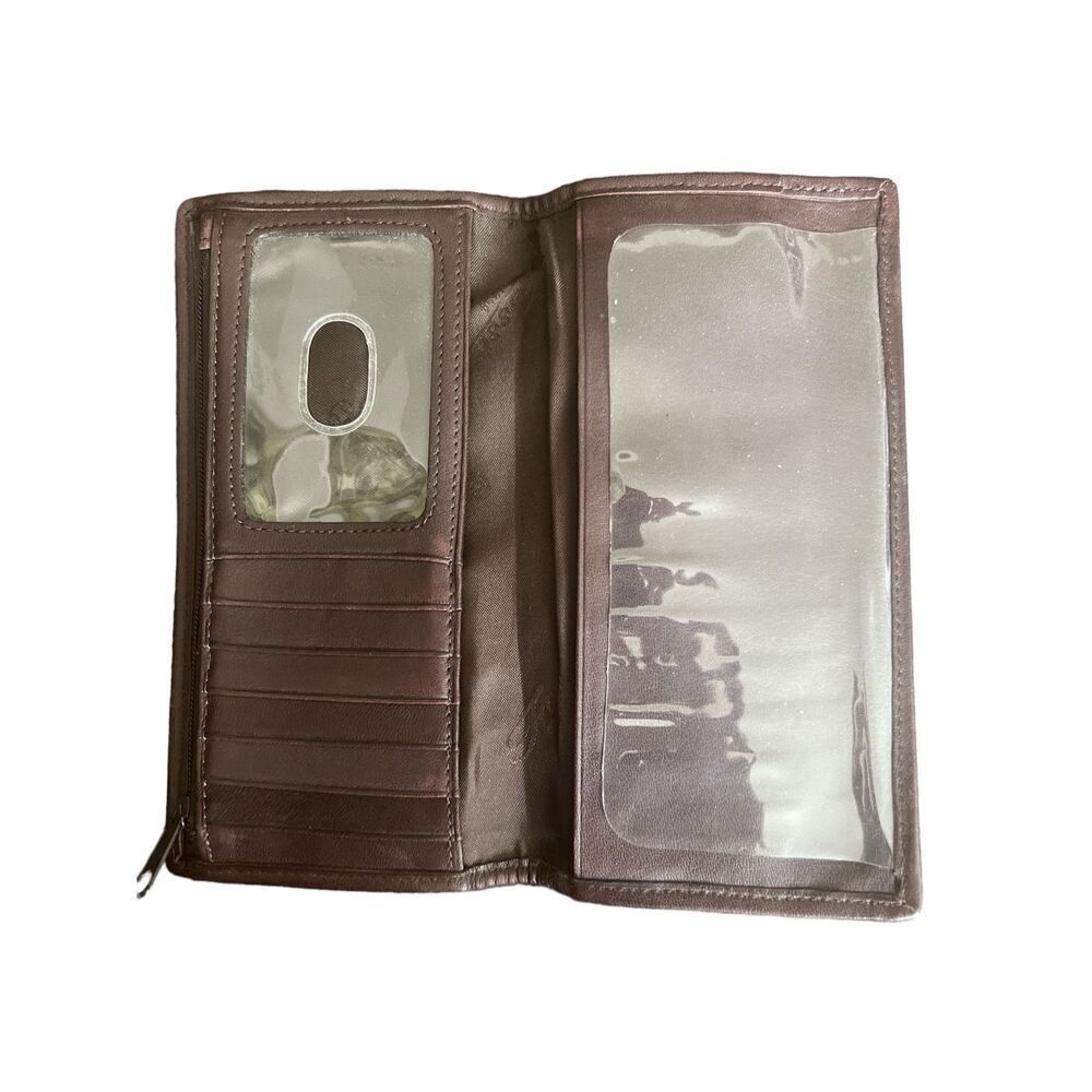 ✨Fossil Derrick Bifold Brown Leather Wallet✨ - Picture 3 of 5